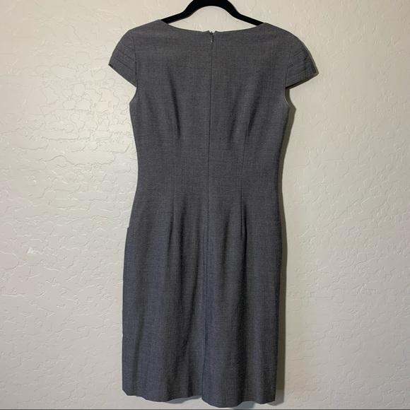 Tahari Gray Dress with Pockets - Picture 2 of 3
